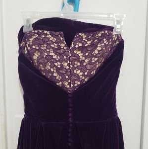 Vintage Purple 1940s dress